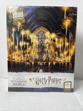 Harry Potter Great Hall JIGSAW PUZZLE 1000 Piece NEW SEALED 19”x 26” LARGE